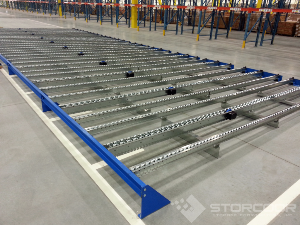 storcoor flow through pallet rack